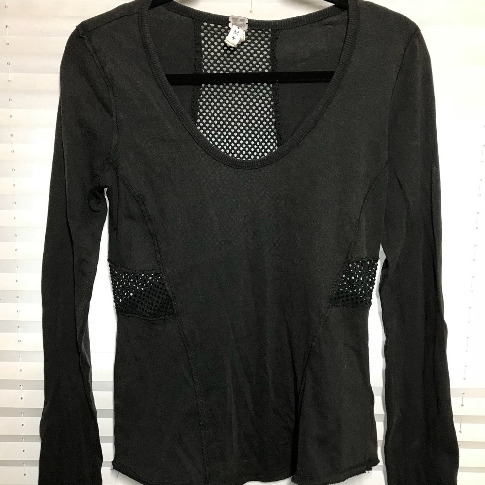 Long sleeved black top